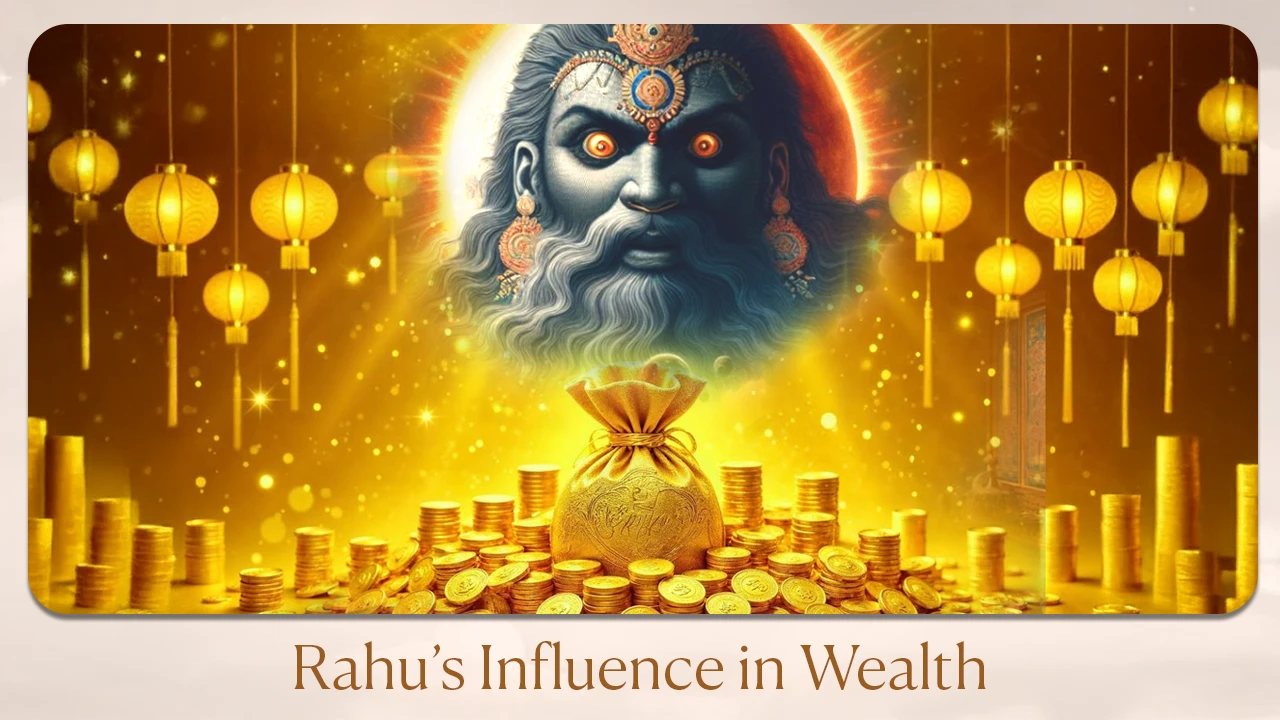 Rahu’s influence in wealth